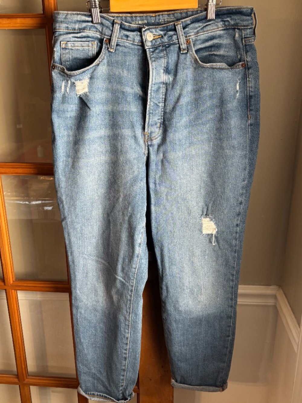 Old Navy Women High Rise OG Straight Medium wash SZ: 14